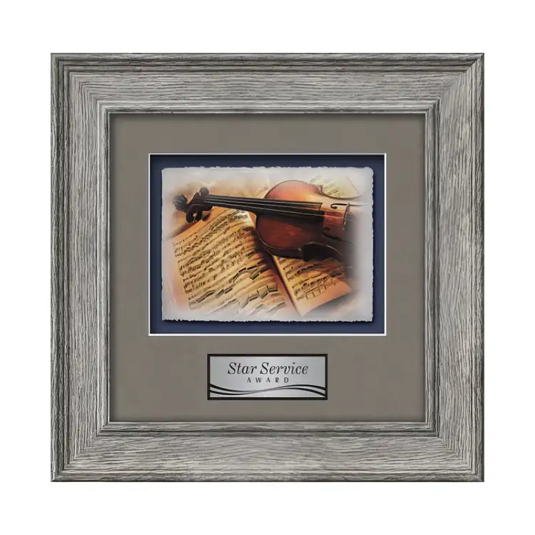 Waterleaf Calder Multicolor on Artisan Paper Framed Award #8