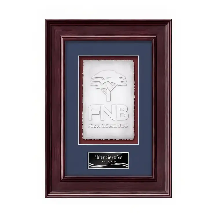 Waterleaf Calder Cast Paper Framed Award #5