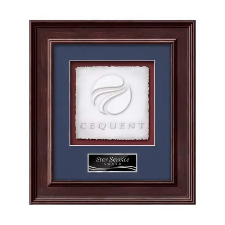 Waterleaf Calder Cast Paper Framed Award #6