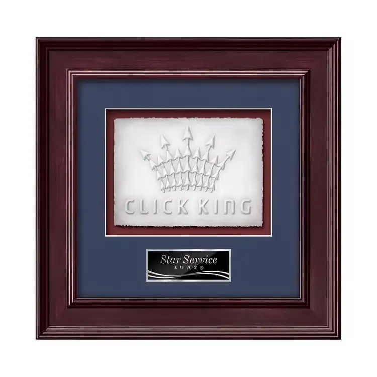 Waterleaf Calder Cast Paper Framed Award #7