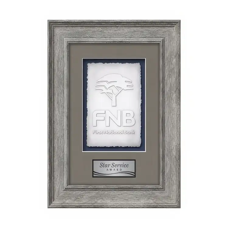 Waterleaf Calder Cast Paper Framed Award #8