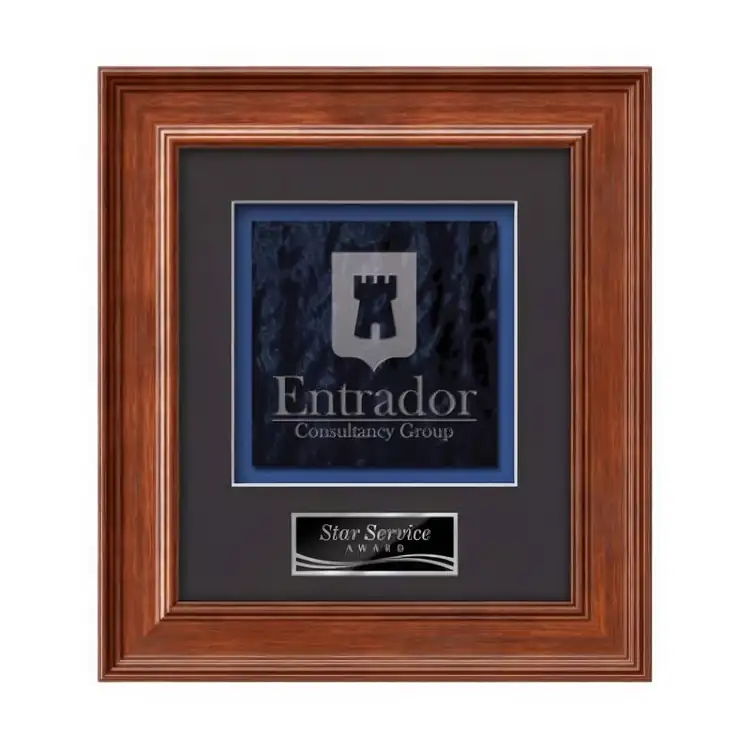 Waterleaf Calder Stained Glass Framed Award #3
