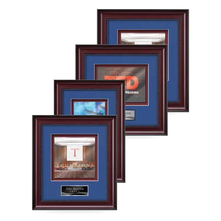Waterleaf Caprera Multicolor on Metal Framed Award
