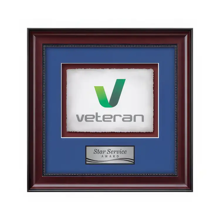 Plaque encadrée Waterleaf Caprera Multicolore sur papier artisanal #4