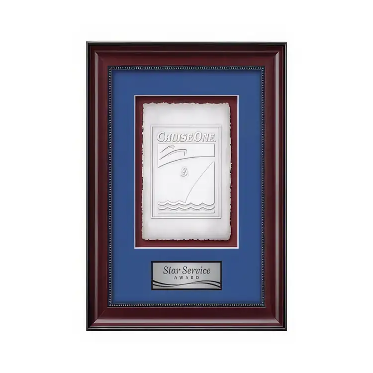 Waterleaf Caprera Cast Paper Framed Award #2