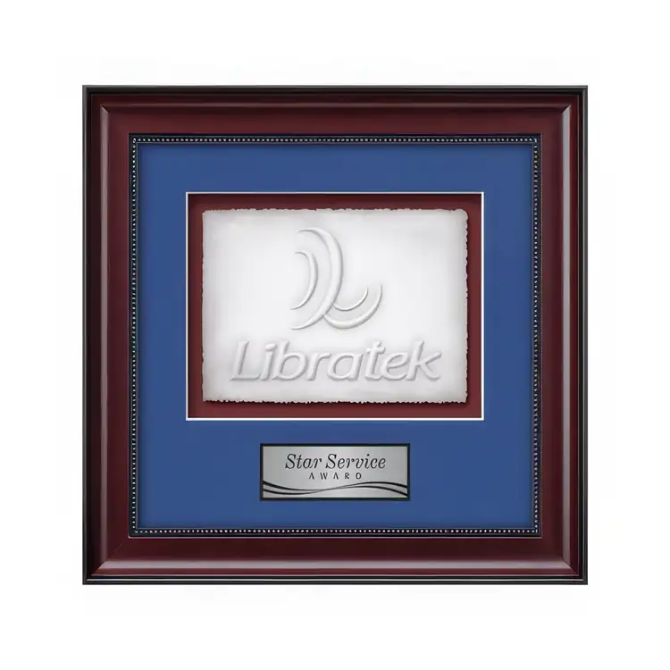 Waterleaf Caprera Cast Paper Framed Award #4