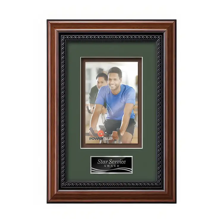 Waterleaf Deco Multicolor on Metal Framed Award #2