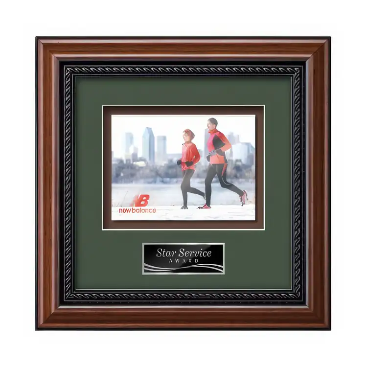 Waterleaf Deco Multicolor on Metal Framed Award #4