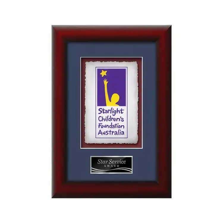 Waterleaf Eco Multicolor on Artisan Paper Framed Award #2