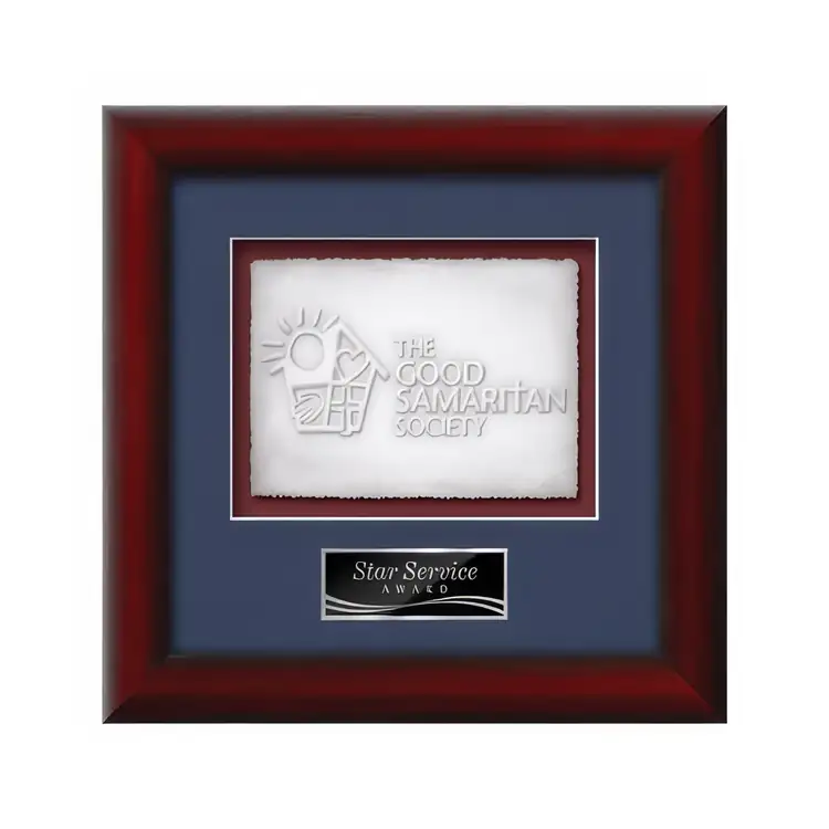 Waterleaf Eco Cast Paper Framed Award #4