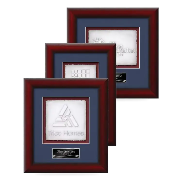 Waterleaf Eco Cast Paper Framed Award