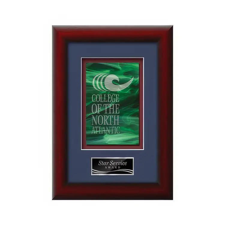 Waterleaf Eco Stained Glass Framed Award #2