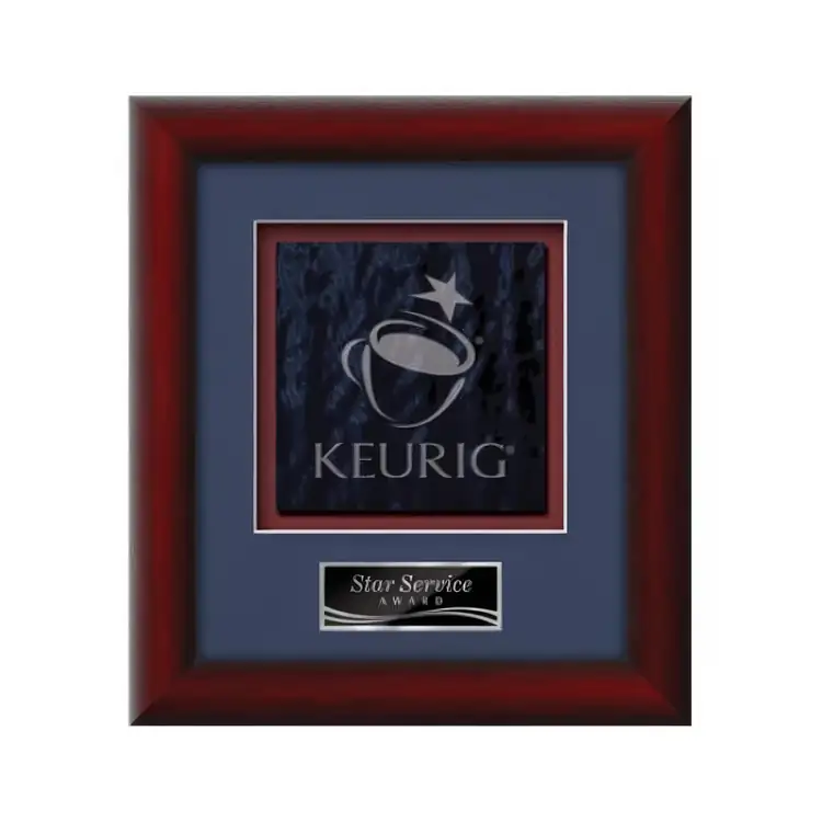 Waterleaf Eco Stained Glass Framed Award #3