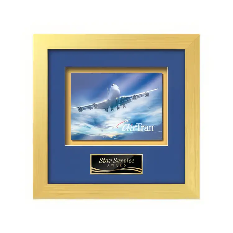 Waterleaf Eldridge Multicolor on Metal Framed Award #16