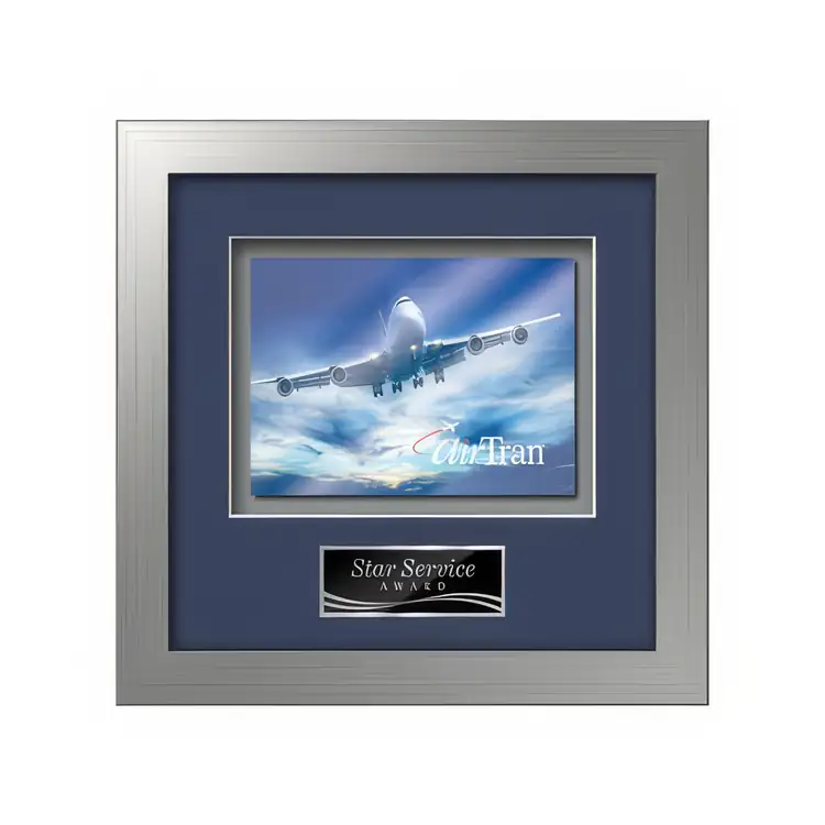 Waterleaf Eldridge Multicolor on Metal Framed Award #4