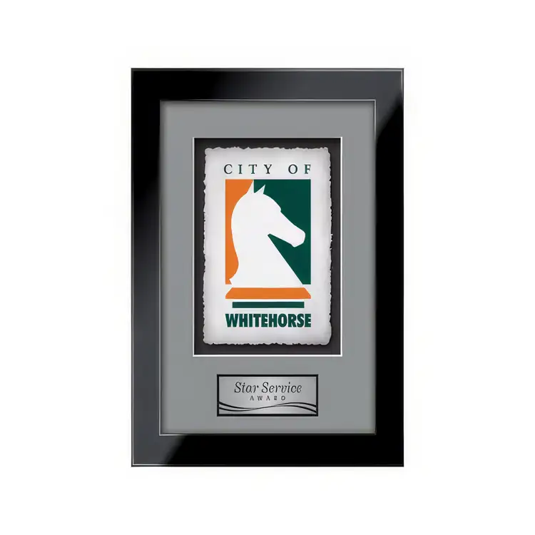 Waterleaf Eldridge Multicolor on Artisan Paper Framed Award #18