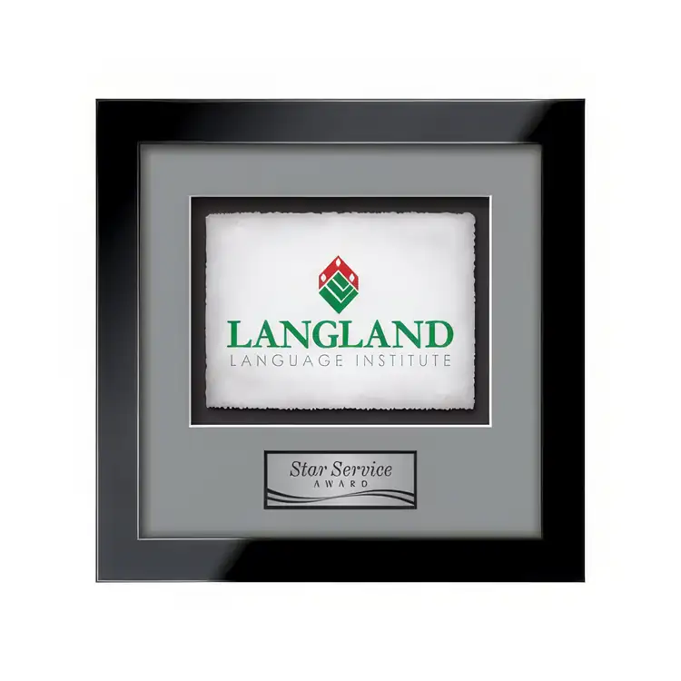 Waterleaf Eldridge Multicolor on Artisan Paper Framed Award #20