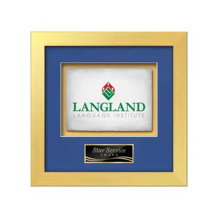 Waterleaf Eldridge Multicolor on Artisan Paper Framed Award #24