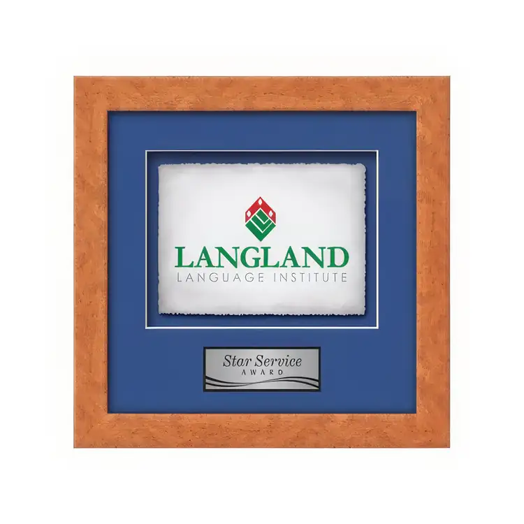 Waterleaf Eldridge Multicolor on Artisan Paper Framed Award #36