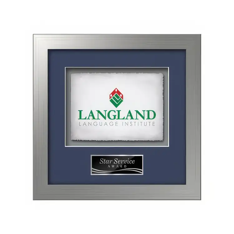 Waterleaf Eldridge Multicolor on Artisan Paper Framed Award #4