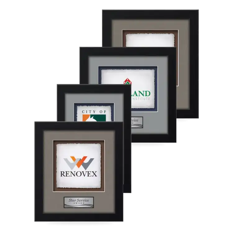 Waterleaf Eldridge Multicolor on Artisan Paper Framed Award