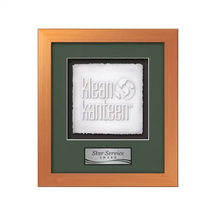 Waterleaf Eldridge Cast Paper Framed Award #18