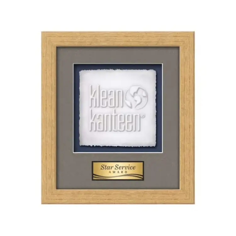 Waterleaf Eldridge Cast Paper Framed Award #27