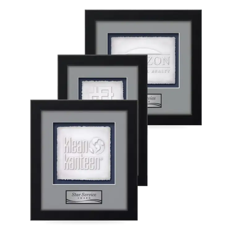 Waterleaf Eldridge Cast Paper Framed Award