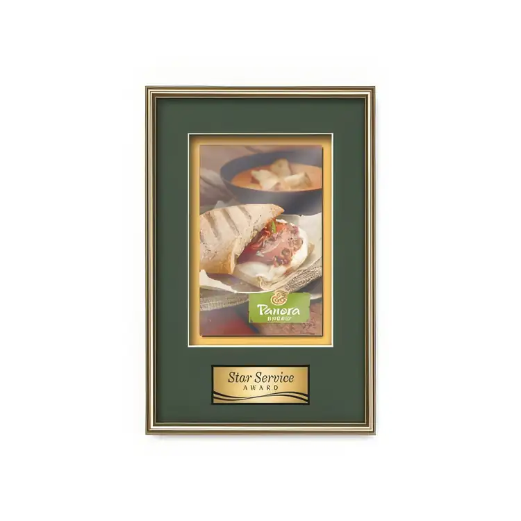 Waterleaf Fenestra Multicolor on Metal Framed Award #10