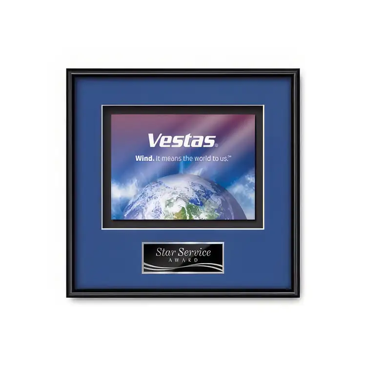 Waterleaf Fenestra Multicolor on Metal Framed Award #17