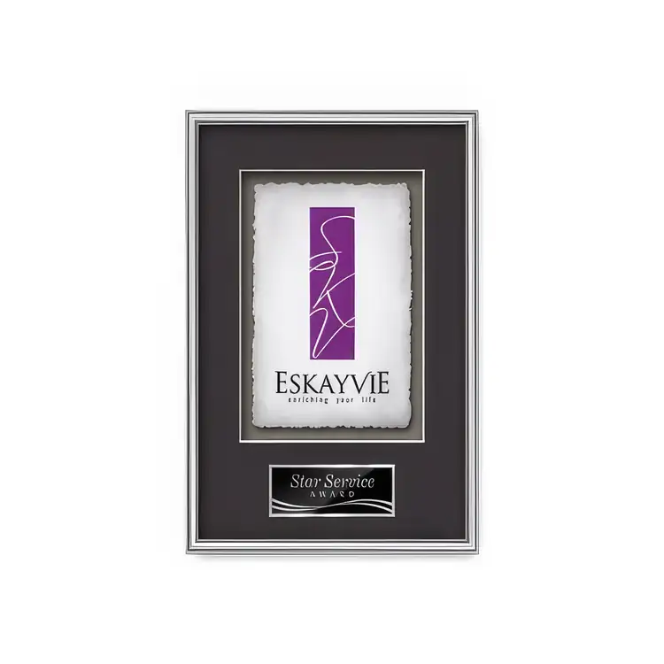 Waterleaf Fenestra Multicolor on Artisan Paper Framed Award #6