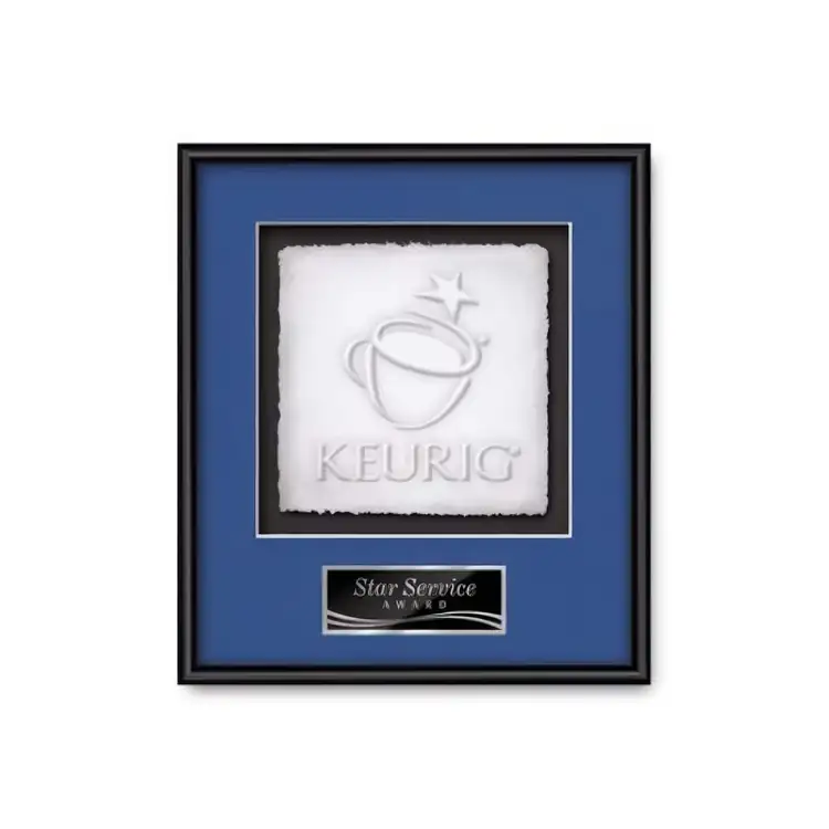 Waterleaf Fenestra Cast Paper Framed Award #3