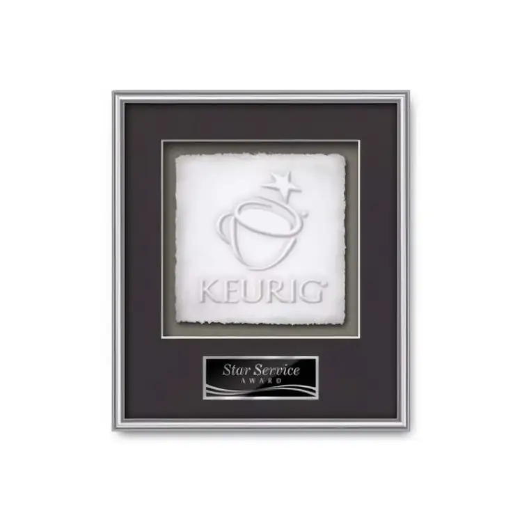 Waterleaf Fenestra Cast Paper Framed Award #9