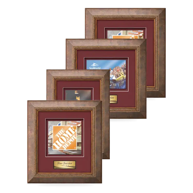 Waterleaf Lazio Multicolor on Metal Framed Award