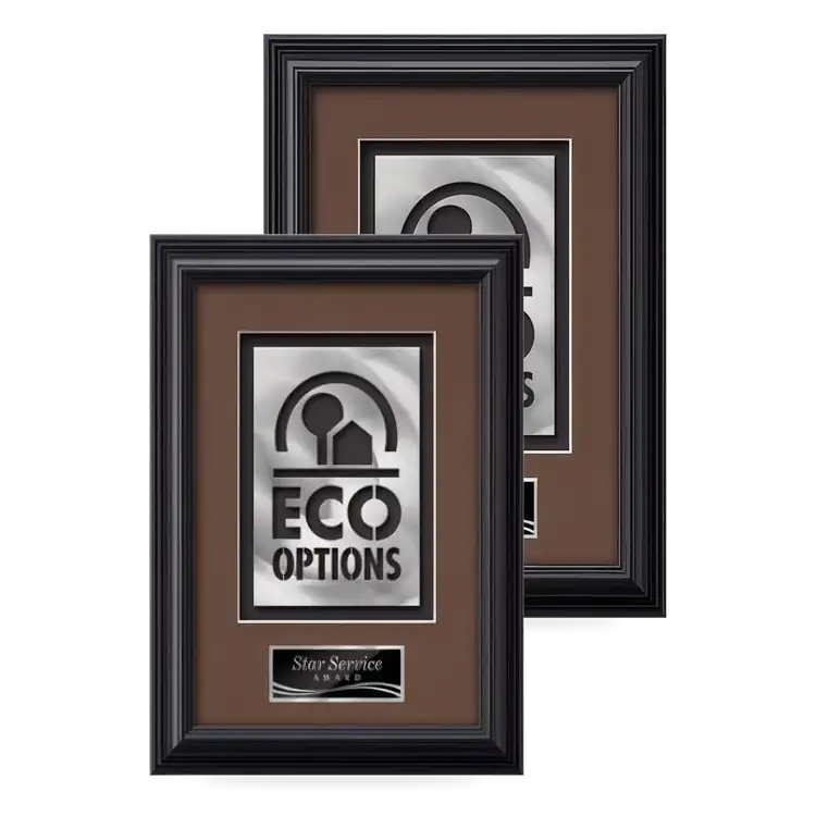 Waterleaf Monarch AquaShape Framed Award