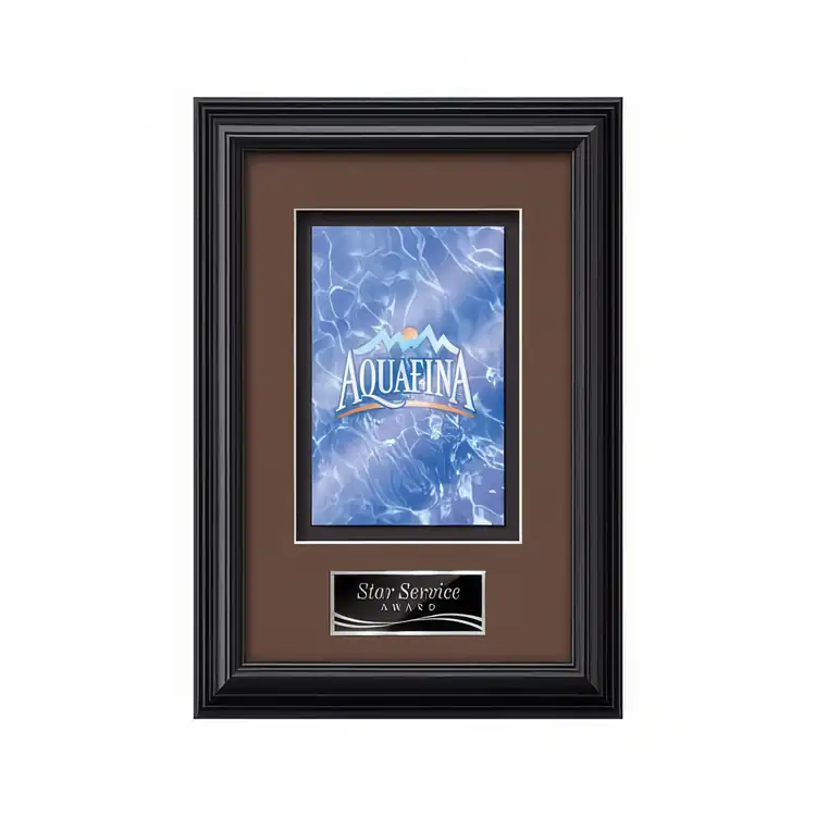 Waterleaf Monarch Multicolor on Metal Framed Award #5