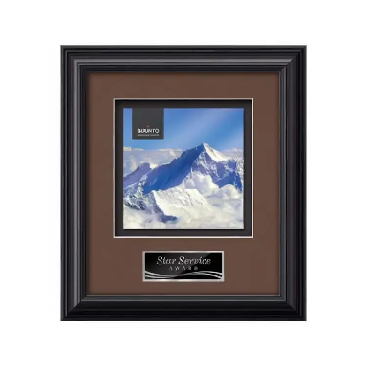Waterleaf Monarch Multicolor on Metal Framed Award #6