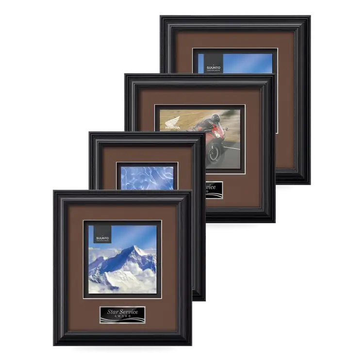 Waterleaf Monarch Multicolor on Metal Framed Award