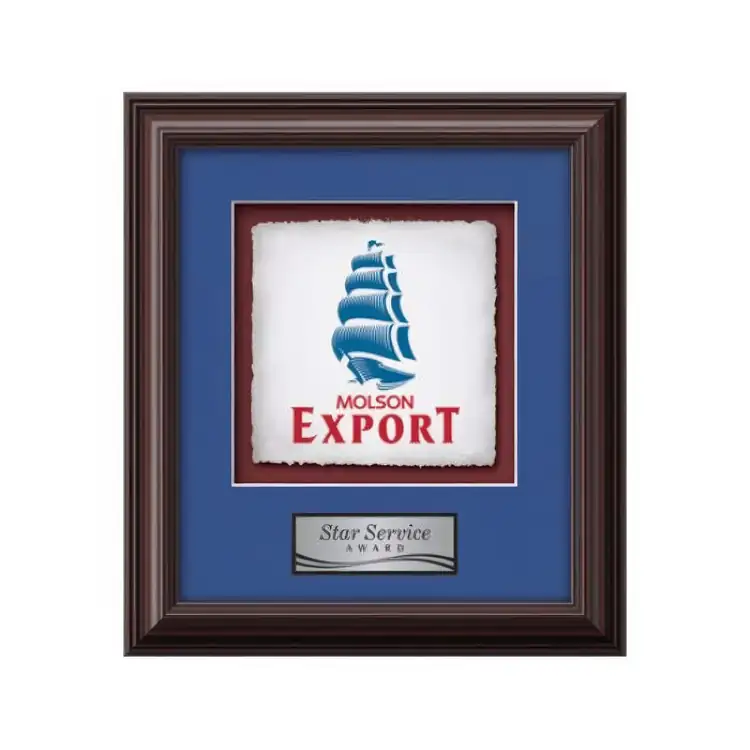 Waterleaf Monarch Multicolor on Artisan Paper Framed Award #3
