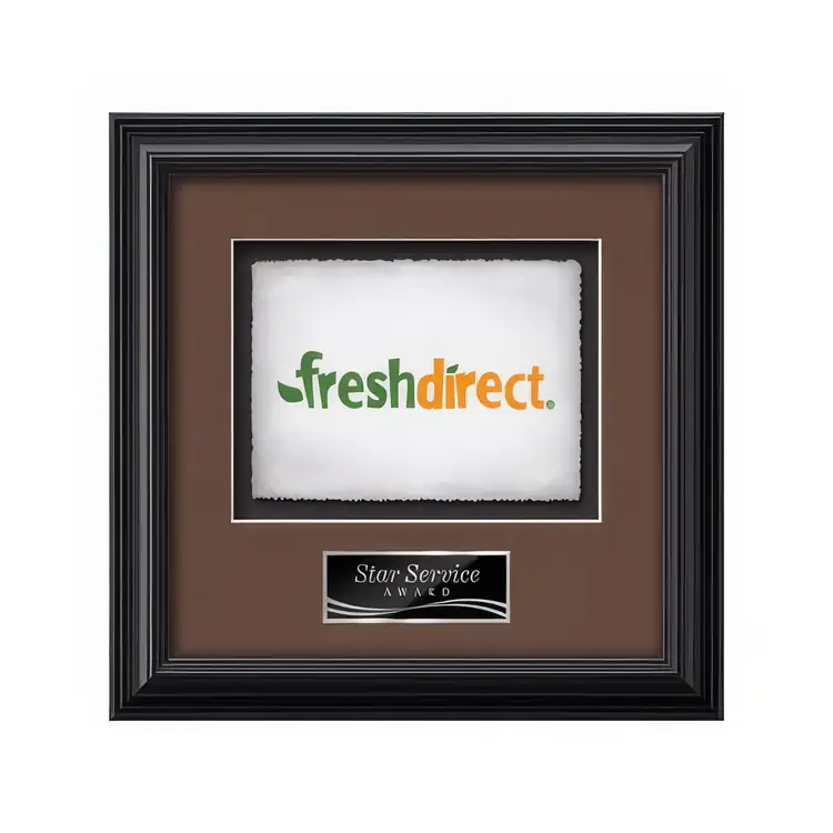 Waterleaf Monarch Multicolor on Artisan Paper Framed Award #7