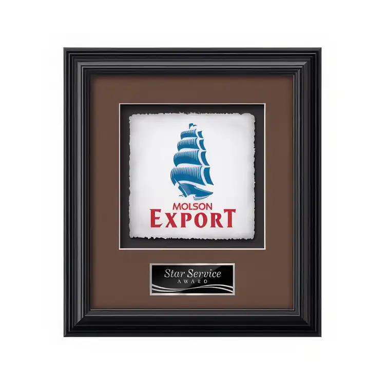 Waterleaf Monarch Multicolor on Artisan Paper Framed Award #8