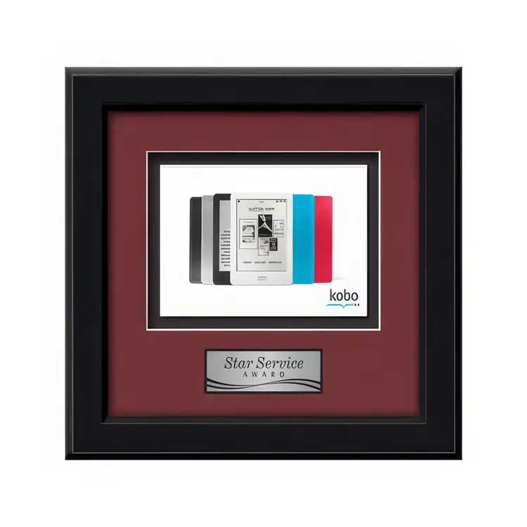 Waterleaf Myriad Multicolor on Metal Framed Award #4