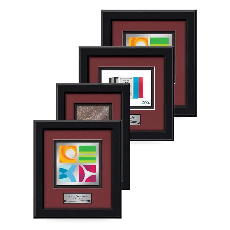 Waterleaf Myriad Multicolor on Metal Framed Award