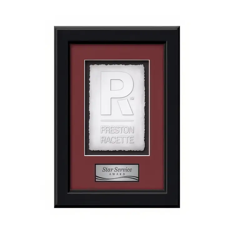 Waterleaf Myriad Cast Paper Framed Award #2