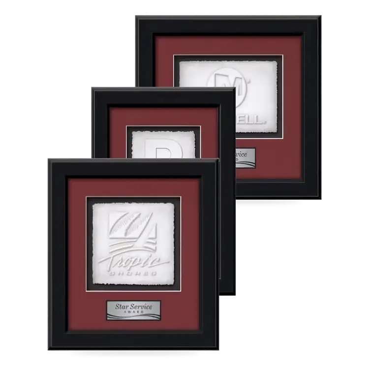 Waterleaf Myriad Cast Paper Framed Award