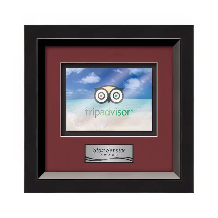 Plaque encadrée Waterleaf Omni Multicolore sur métal #4