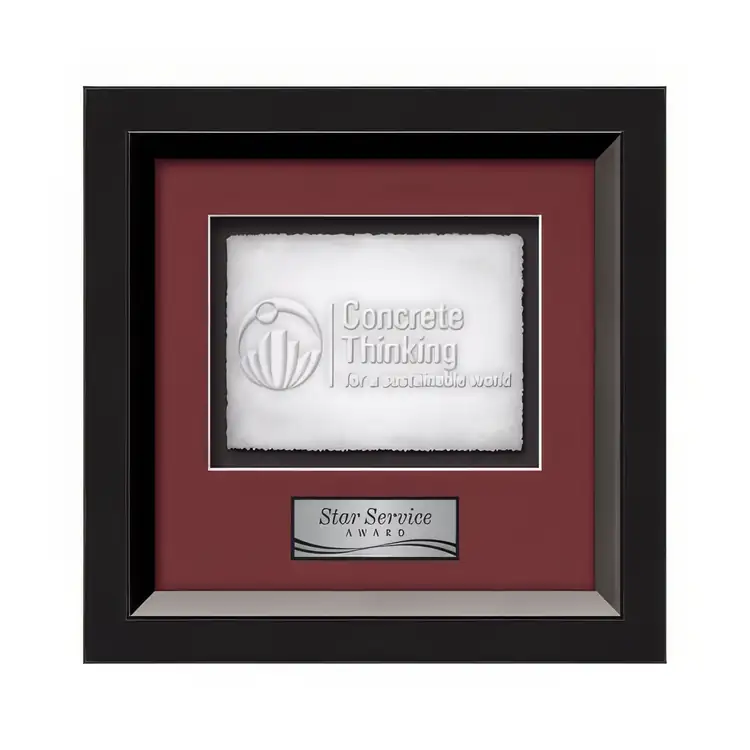 Waterleaf Omni Cast Paper Framed Award #4