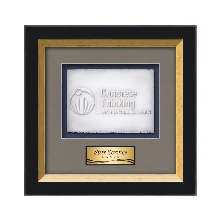 Waterleaf Omni Cast Paper Framed Award #7