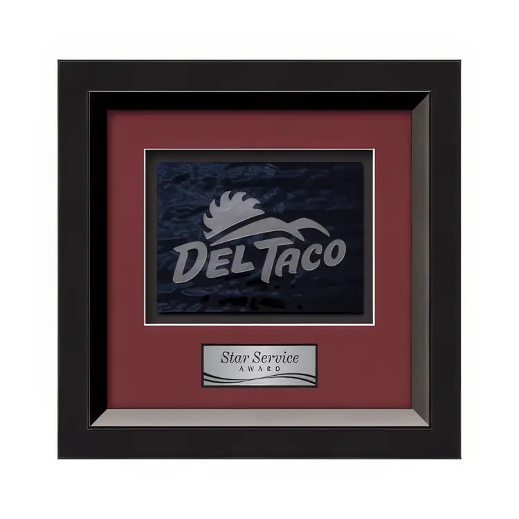 Waterleaf Omni Stained Glass Framed Award #4