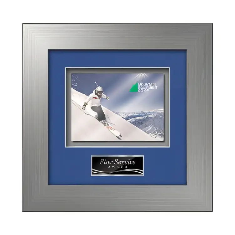 Waterleaf Premier Multicolor on Metal Framed Award #12